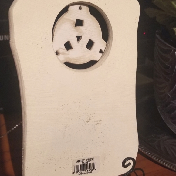 Holy trinity,celtic knot,triskele plate by abby press with clovers - Picture 2 of 4